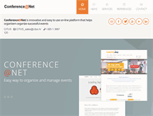 Tablet Screenshot of conferenceatnet.com